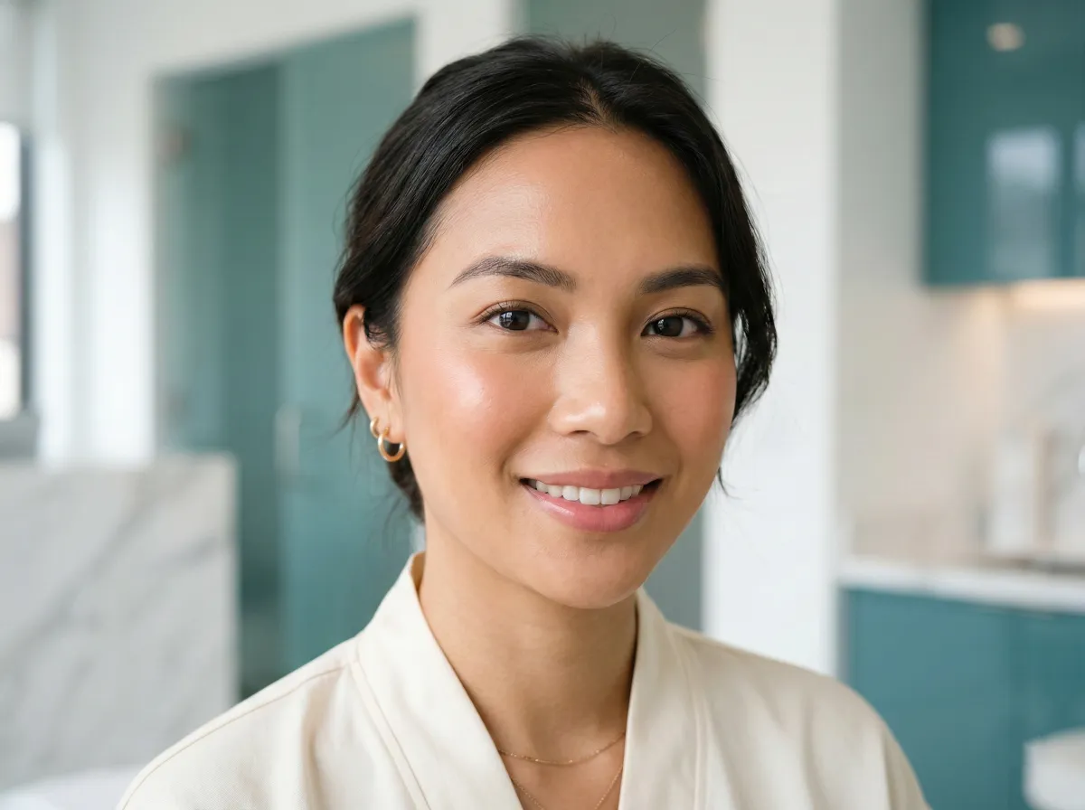 Luminous even-toned brightened skin after Whitening Cocktail Mesotherapy at Dr. Pang Skin Clinic Bangkok